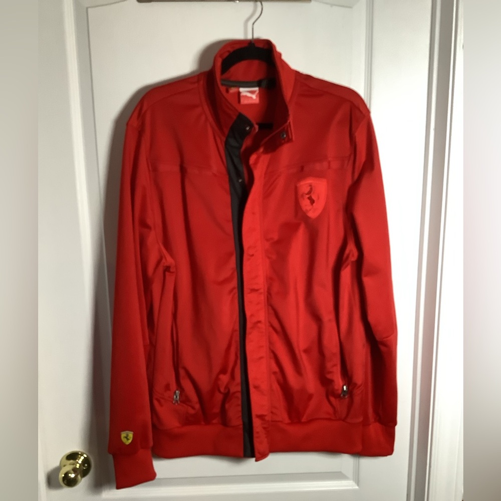 Ferrari x Puma zip front track jacket